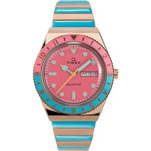 Timex Diver Inspired Q Malibu Rose Gold-Tone Expansion Ladies Watch